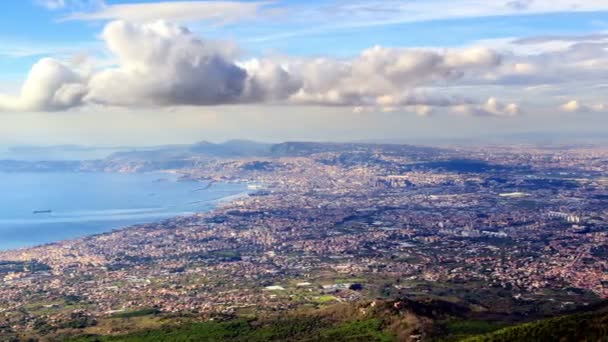 Napoli vista dall'alto — Video Stock