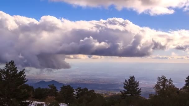 Inclinações de Etna — Vídeo de Stock