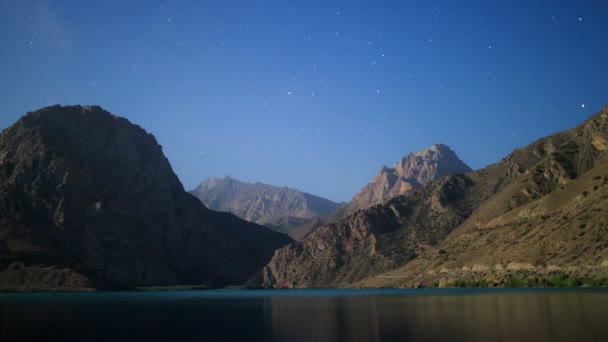 Lago nocturno — Vídeos de Stock