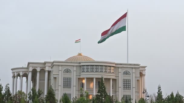 Palacio presidencial en Dushanbe — Vídeos de Stock