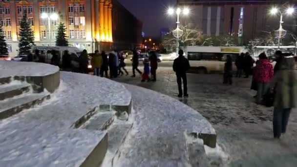 Ekaterinburg Russia Gennaio 2015 Amministrazione Della Città Gennaio 2015 Ekaterinburg — Video Stock