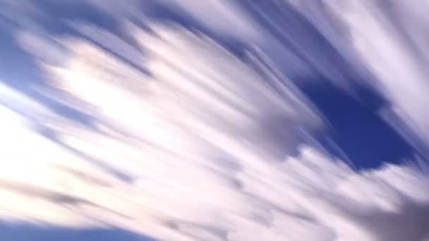 Nubes borrosas en el cielo — Vídeo de stock