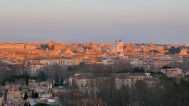 gün batımında Roma Panorama.