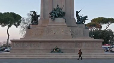 Garibaldi anıt. Roma, İtalya