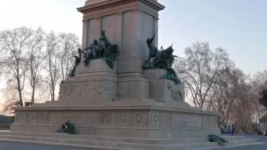 Garibaldi anıt. Roma, İtalya