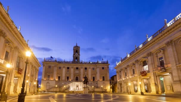Place du Capitole, Rome — Stock Video