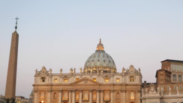 St. peter's Bazilikası, Roma — Stok video