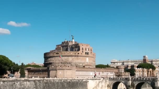 圣安吉洛，罗马的堡垒 — 图库视频影像