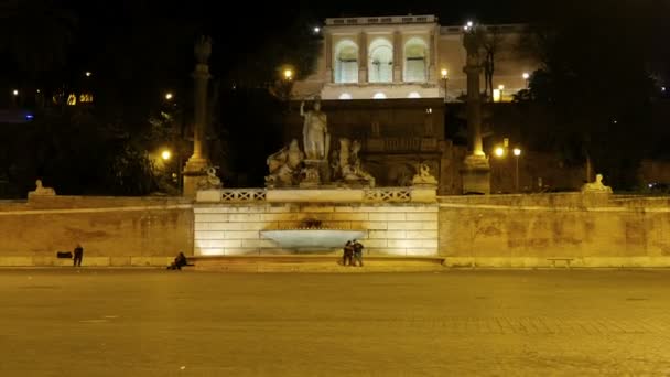 Fontana della Dea di Roma., Rome — Wideo stockowe