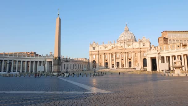 St. Peter Square, Rome, Italy — Stock Video