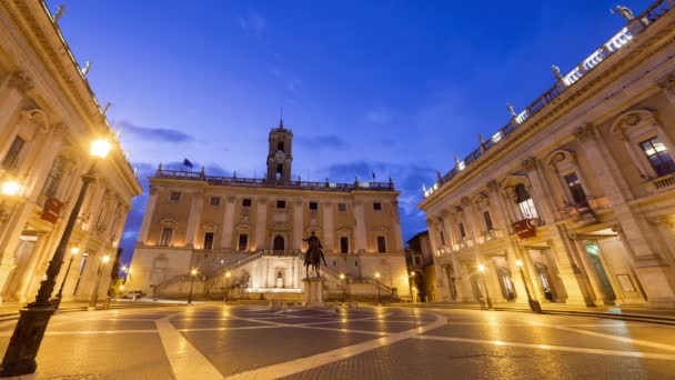Place du Capitole, Roma — Stok video