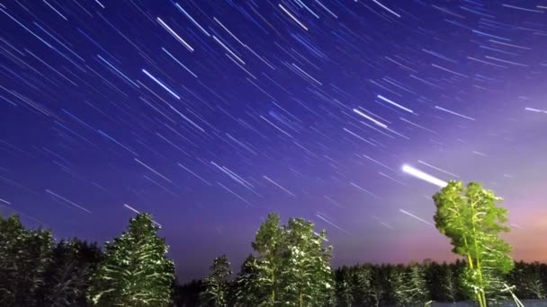 Las estrellas dibujan. Plazo de entrega — Vídeos de Stock