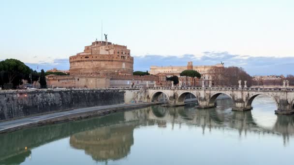 Castillo de San Angelo, Roma — Vídeo de stock