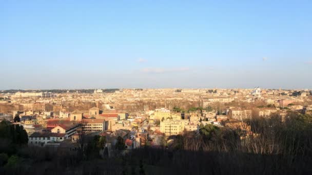 Rome at sunset. Italy — Stock Video