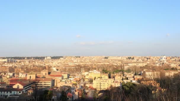 Roma ao pôr-do-sol. Itália — Vídeo de Stock