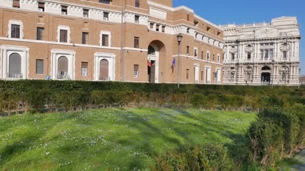 Tribunale di παρακολούθησης. Ρώμη, Ιταλία — Αρχείο Βίντεο