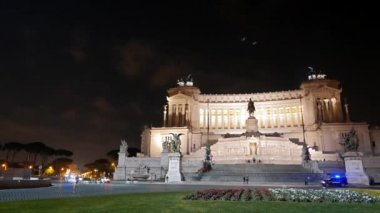 Vittorio Emanuele II. İyi geceler. Roma, İtalya
