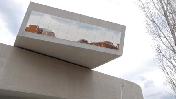 Entrance MAXXI. Rome. Italy — Stock Video