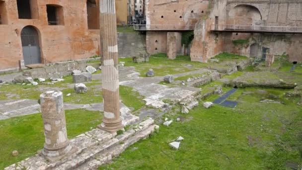 Casa dei cavalieri di rodi, roma, italien — Stockvideo