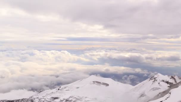 Vilande kratern av Etna. Sicilien, Italien — Stockvideo