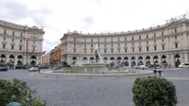 Cumhuriyet Meydanı. Roma, İtalya