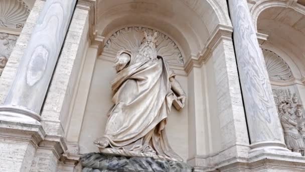 Rzeźba Dell'Acqua Felice fontanna — Wideo stockowe
