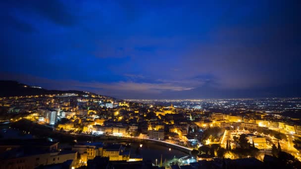 Tivoli at dawn, Italy — Stock Video