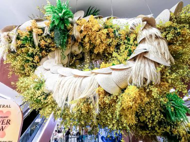 Central Chidlom 78. yıldönümünde 24-28 Ekim tarihlerinde gerçekleşen çiçek fuarı. Bangkok, Tayland. - 24 Ekim 2025.