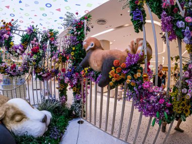 Central Chidlom 78. yıldönümünde 24-28 Ekim tarihlerinde gerçekleşen çiçek fuarı. Bangkok, Tayland. - 24 Ekim 2025.