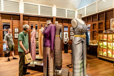 Nai Lert Çiçeği ve Bahçe Sanat Fuarı 'nın sergisi. Her yıl bir sürü yerli ziyaretçi ve turist buraya gelir. Bangkok, Tayland. - 10 Aralık 2025.