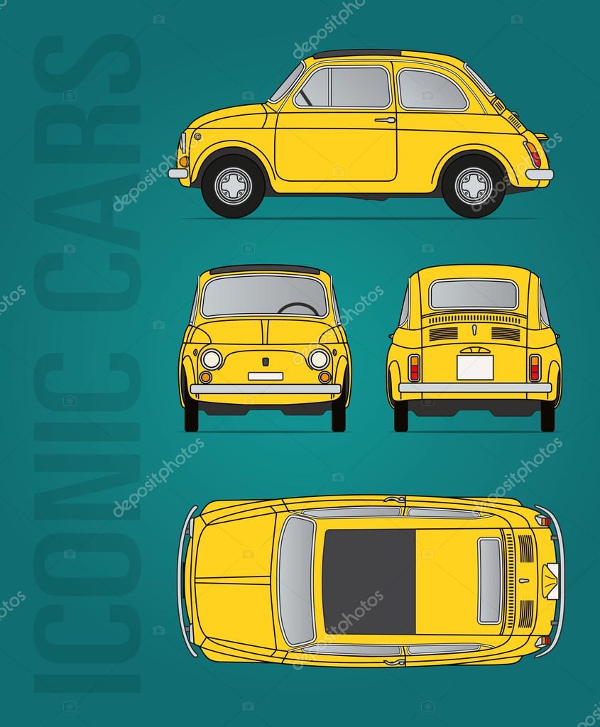 Fiat 500 Clip Art
