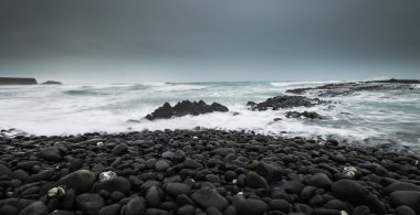 fırtınalı okyanus