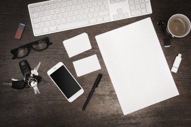 Logo ve kimlik tasarım mockup