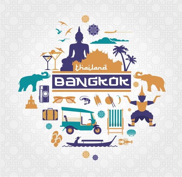 Bangkok — Stockový vektor