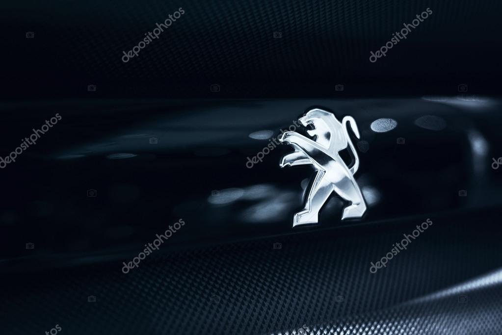 Amsterdam, NETHERLANDS - APRIL 25, 2015: Peugeot is a French car brand, part of PSA Peugeot Citroen, founded in 1810. On 20 November 1858, Emile Peugeot applied for the lion trademark.