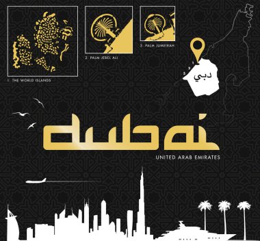Dubai vector set