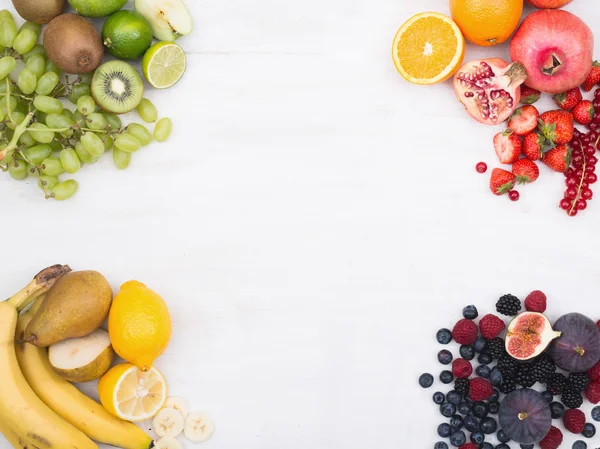 Cabeçalho herói de frutas — Fotografia de Stock