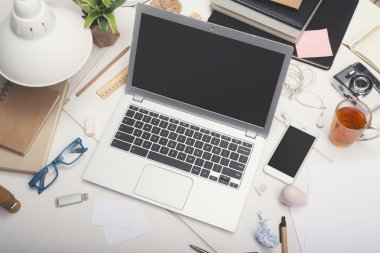 Ev ofis Web sitesi şablonu mockup