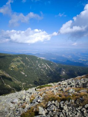 Dağların güzel manzarası