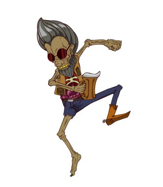  Zombi vektör. Cadılar Bayramı gecesi Monster