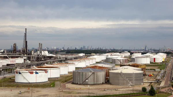 Ölraffinerie Rotterdam — Stockfoto