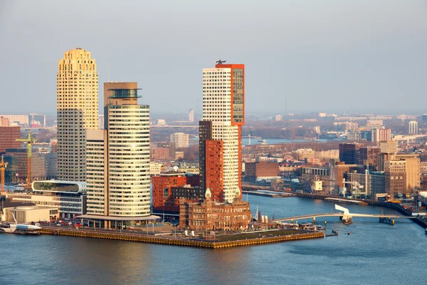 Rotterdam Skyline Ansicht — Stockfoto