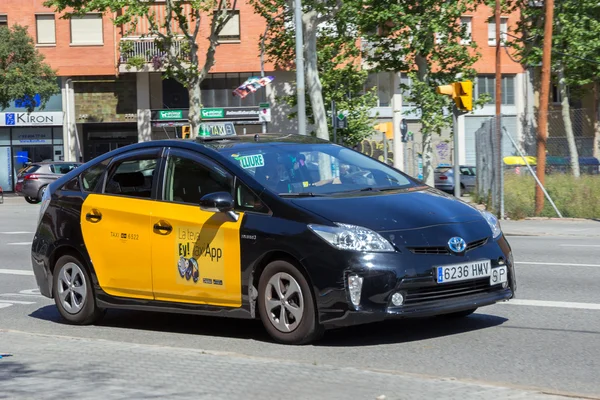 Taxi a Barcellona — Foto Stock