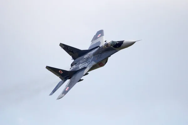 Lengyelország Mig-29-es vadászgép — Stock Fotó