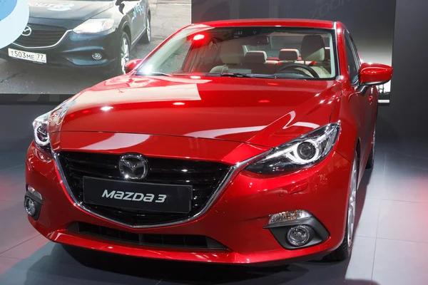 Rotes Mazda3-Auto — Stockfoto