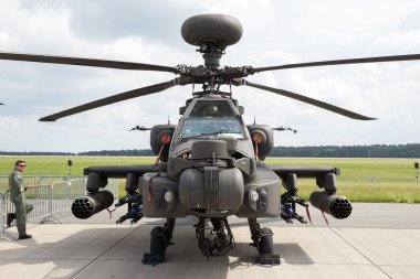 AH-64 Apache attack helicopter clipart