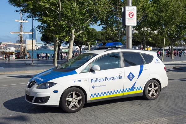 Policia Portuaria Barcelona — Foto de Stock