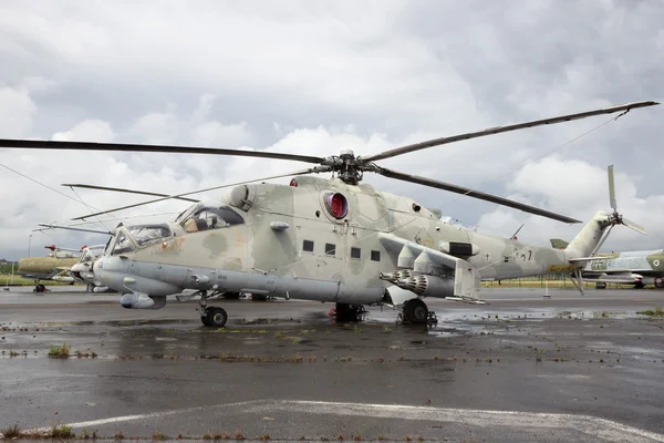 Ми-24 сохранился — стоковое фото