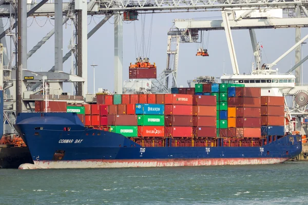 Nave container Rotterdam — Foto Stock