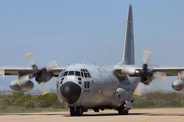 Belgian Air Force C-130 Hercules — Stock Photo, Image